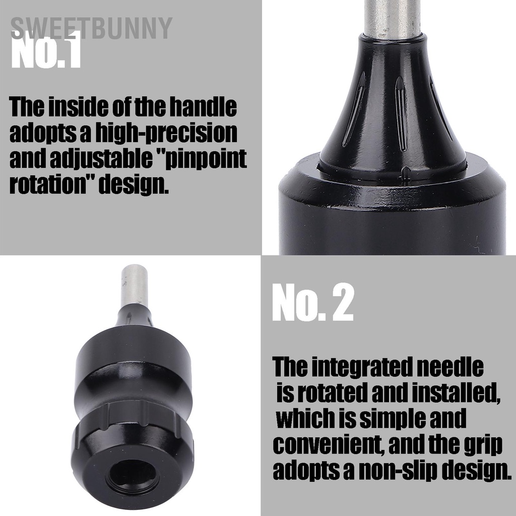 SweetBunny Máy xăm có thể điều chỉnh 32mm Grip máy hợp kim Xử lý Cartridge Tattoo