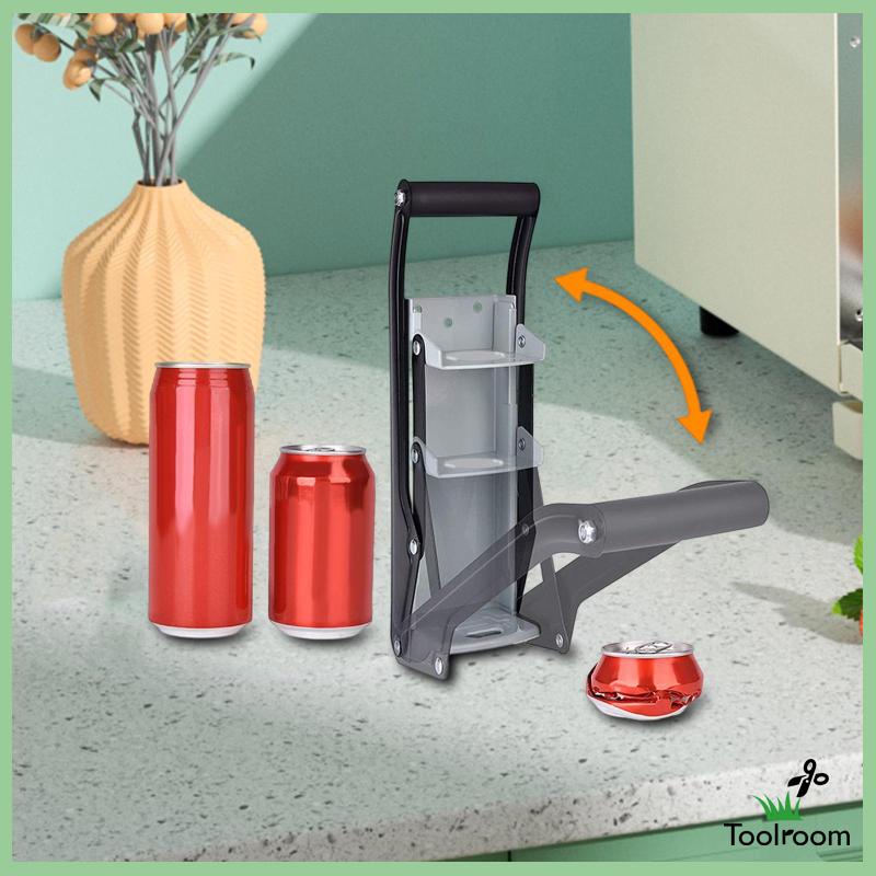 [Toolroom] Dụng Cụ Nghiền Lon Nước Mỏng Tái Chế Được Gắn Tường Cho Nhà Bếp