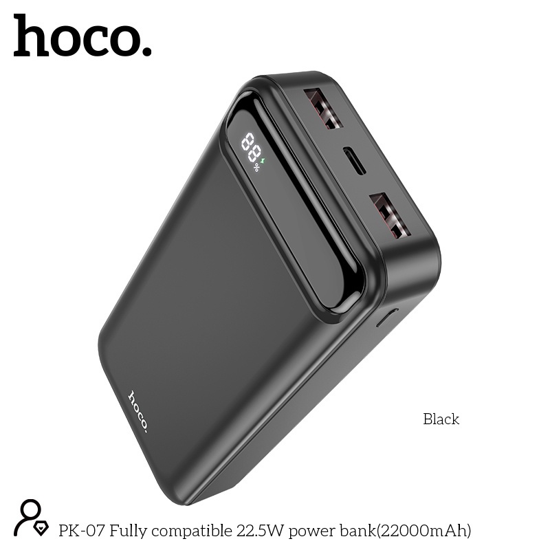 Pin Sạc Dự Phòng PK-07 Sạc Nhanh 22.5w PD 20w 22000mAh