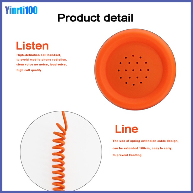 Micro Ngoài Cho Điện Thoại Chống Bức Xạ Phong Cách Retro