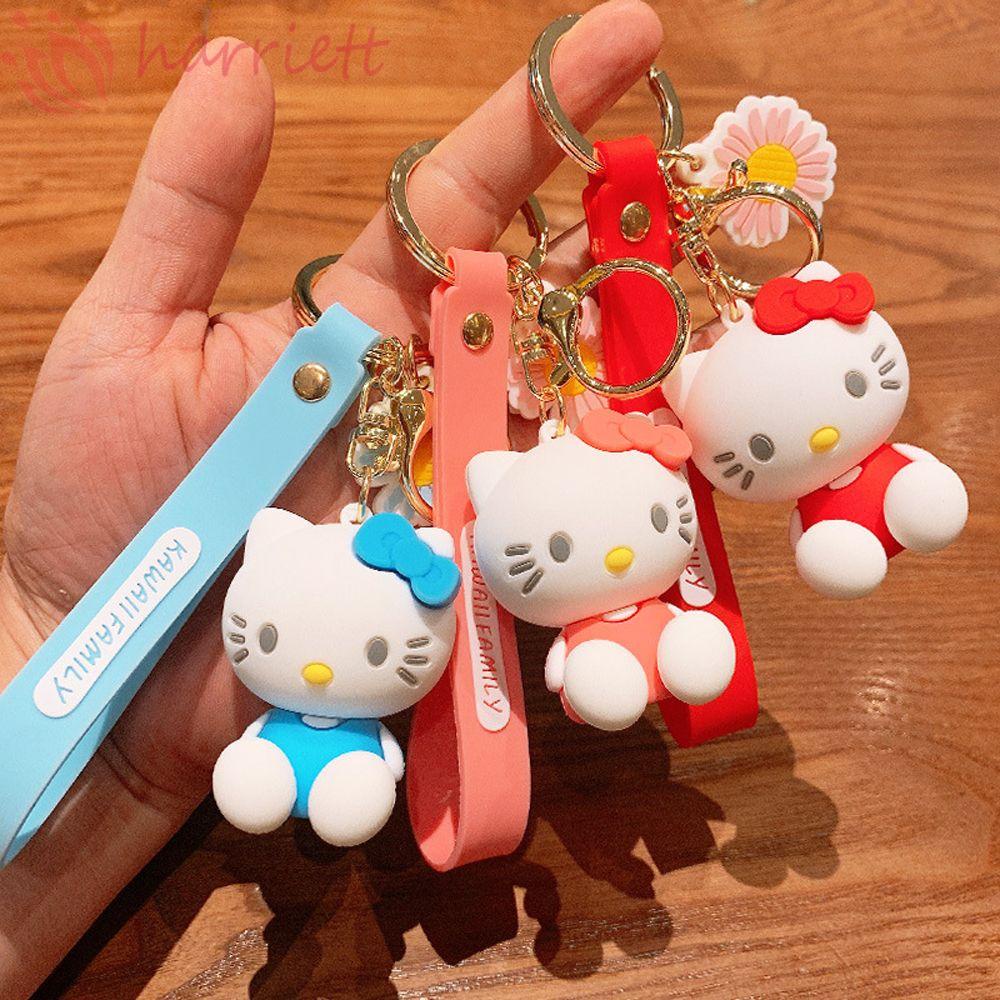 Móc Chìa Khóa Silicon Hình Nhân Vật Hoạt Hình Kuromi Mắt To Trang Trí Cho Học Sinh