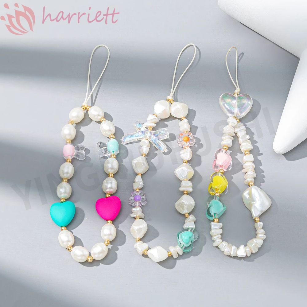 Dây Đeo Điện Thoại Bằng Acrylic Đính Hạt Thủ Công Độc Đáo Thời Trang