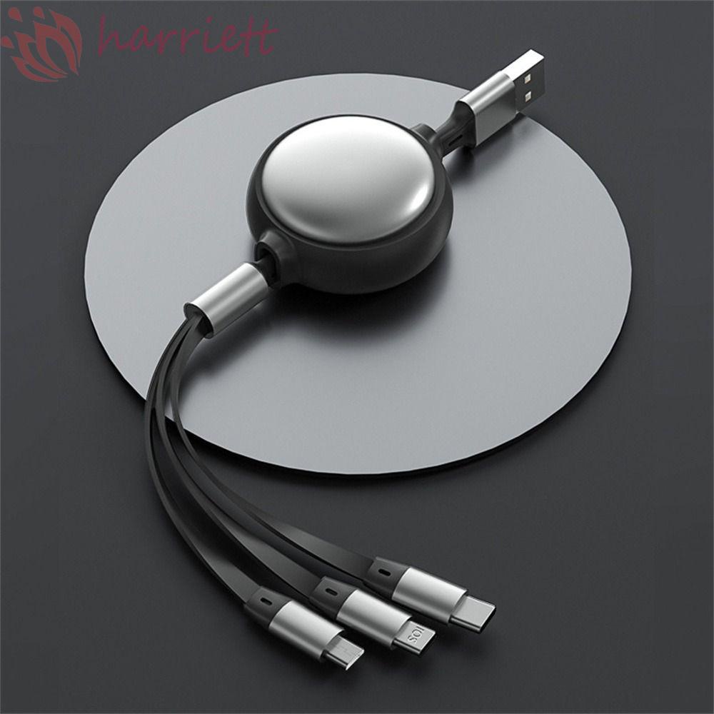 Dây Cáp Sạc Nhanh 3 Trong 1 USB 3A Max Type C Thông Dụng Chất Lượng Cao