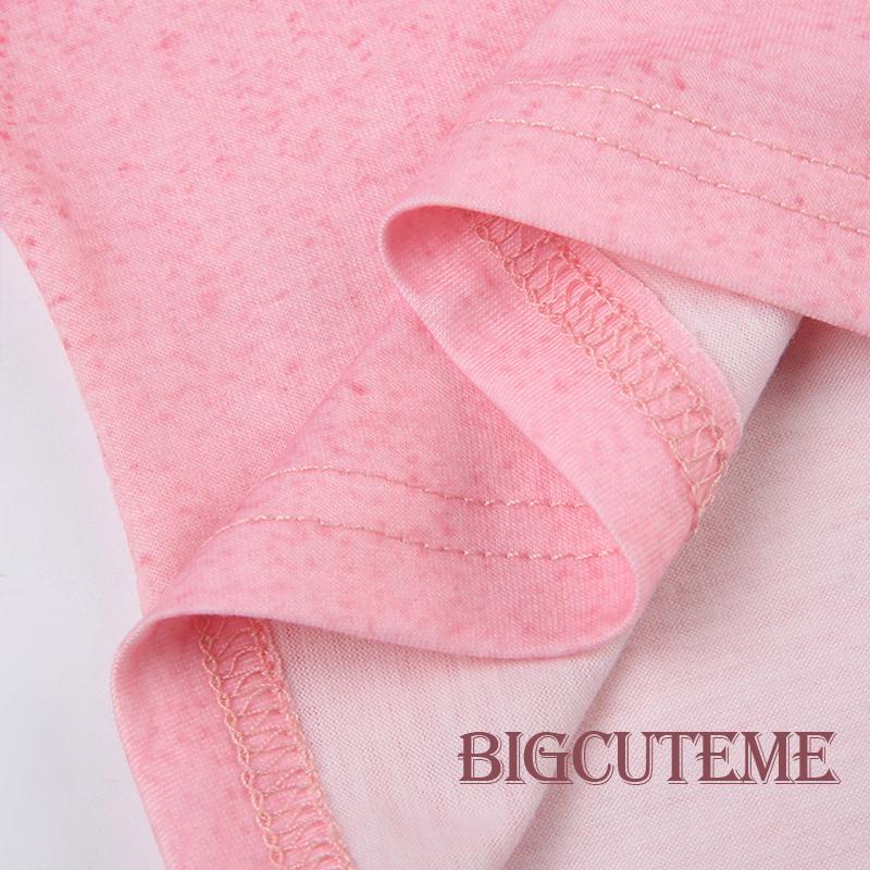 Áo Croptop Tay Ngắn Cổ Tròn In Hình Trái Tim Dễ Thương Cho Nữ