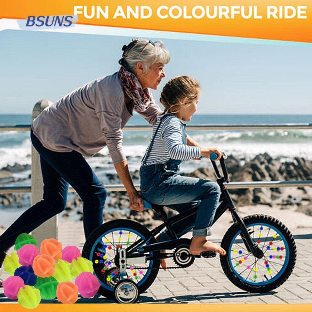 144 Hạt Xỏ Lỗ Tròn Nhiều Màu Sắc Để Trang Trí Căm Xe