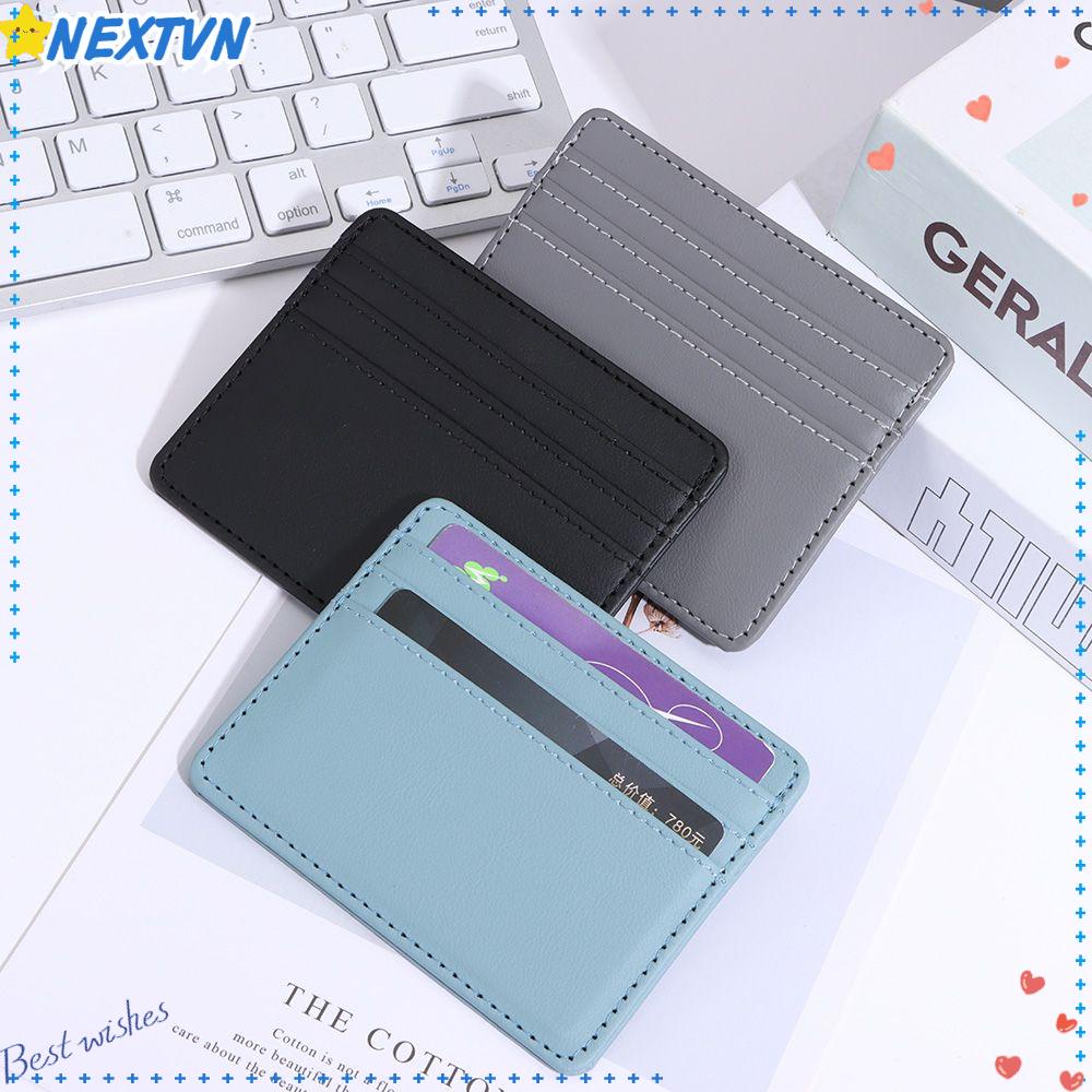 Ví Đựng Thẻ ID / Tiền Xu Phong Cách Doanh Nhân Cho Nam Và Nữ