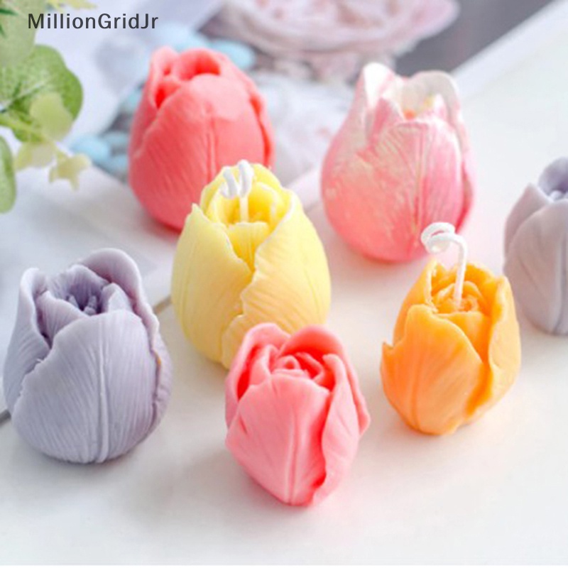Khuôn Làm Xà Phòng Bằng Silicone Hình Hoa 3D DIY
