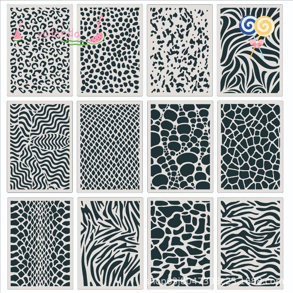 Yola Khuôn Vẽ Giấy Nến Cho Tạp Chí Vải canvas Phun Sơn