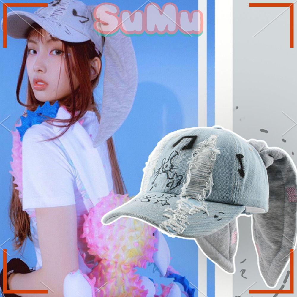Mũ Lưỡi Trai Tai Thỏ Thiết Kế Thoáng Khí Thời Trang