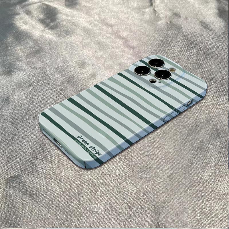 Ốp Điện Thoại Dẻo Họa Tiết Kẻ Sọc In Chữ Tiếng Anh Đơn Giản Chống Sốc Cho iPhone12 GQ6I 1378 14Promax6I plus 11