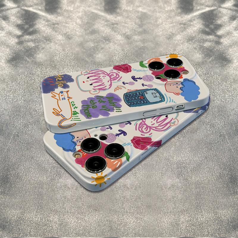 Ốp Điện Thoại Mềm Chống Sốc In Họa Tiết Graffiti Cho Iphone 14 Pro 6 plus 7813 Max 11I 12 UCFB