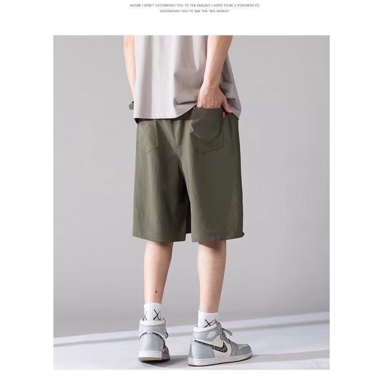 Quần Short Mỏng Dáng Rộng Thời Trang Mùa Hè Cá Tính Cho Nam