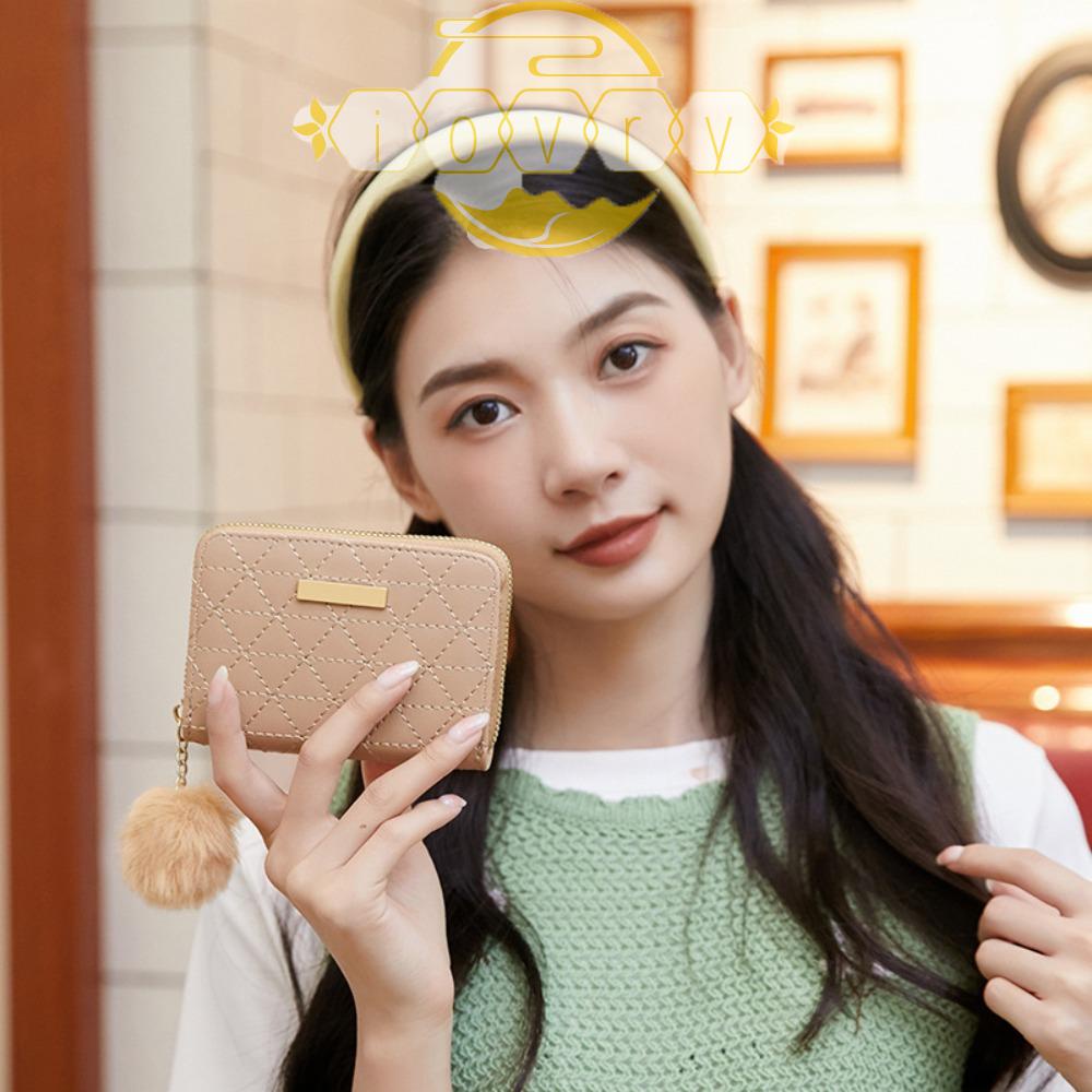 Ví Da PU Màu Ngà Đa Năng Phong Cách Retro Cho Nữ