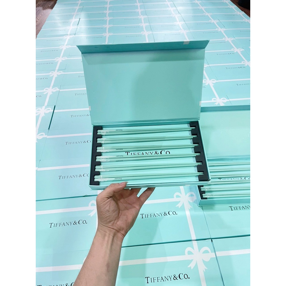 [Giá hủy diệt] Set Đũa Kèm Túi TIFFANY Set 6 Đôi Đũa Sứ Cao Cấp Tiffany Chống Trượt Chống Nấm Mốc