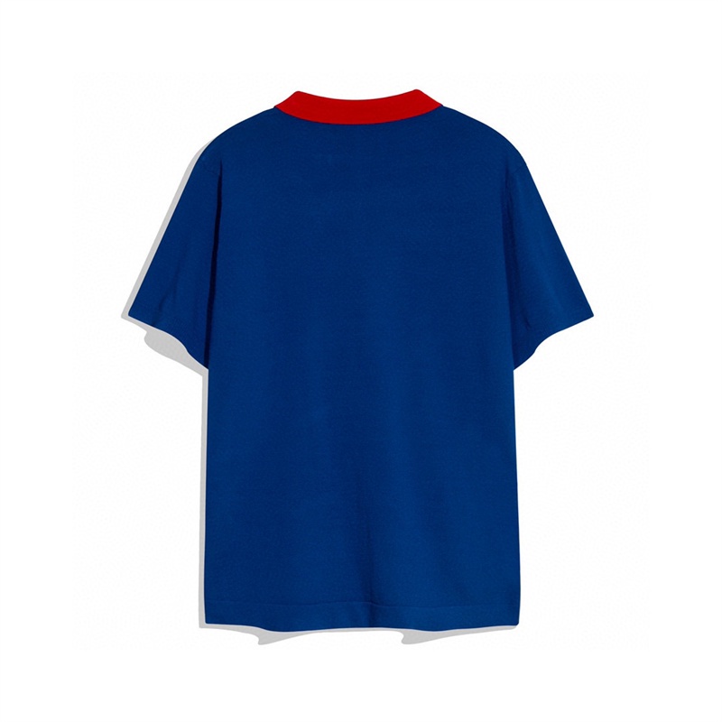 Áo POLO Dệt Kim Tay Ngắn Thêu Chữ Đơn Giản Thời Trang Thương Hiệu G &amp; U 88-23