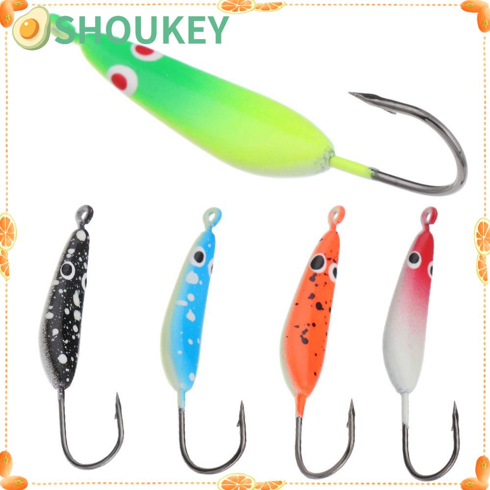 Set 5 Lưỡi Câu Cứng Cáp Hình Chuột 2021 35mm / 2.7g