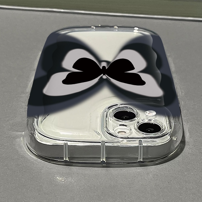 Ốp Điện Thoại Silicone Trong Suốt Chống Sốc In Hình Bướm Cho IPhone 14 13 12 11 Pro Max 7 + 8 Plus XS X XR