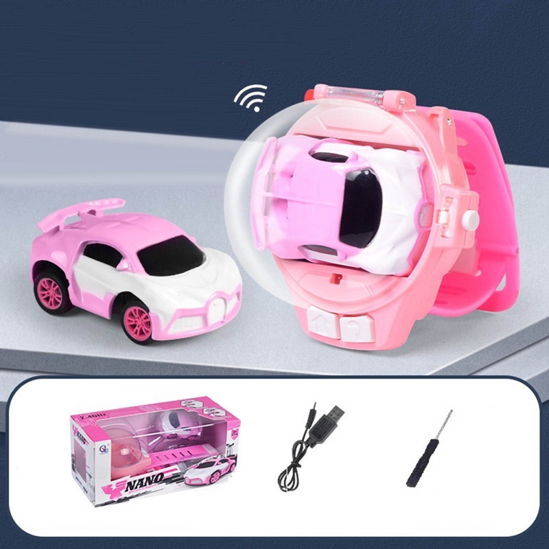 Đồ Chơi Xe Hơi Đồng Hồ Điều Khiển Từ Xa Sạc USB Mini Cho Trẻ Em