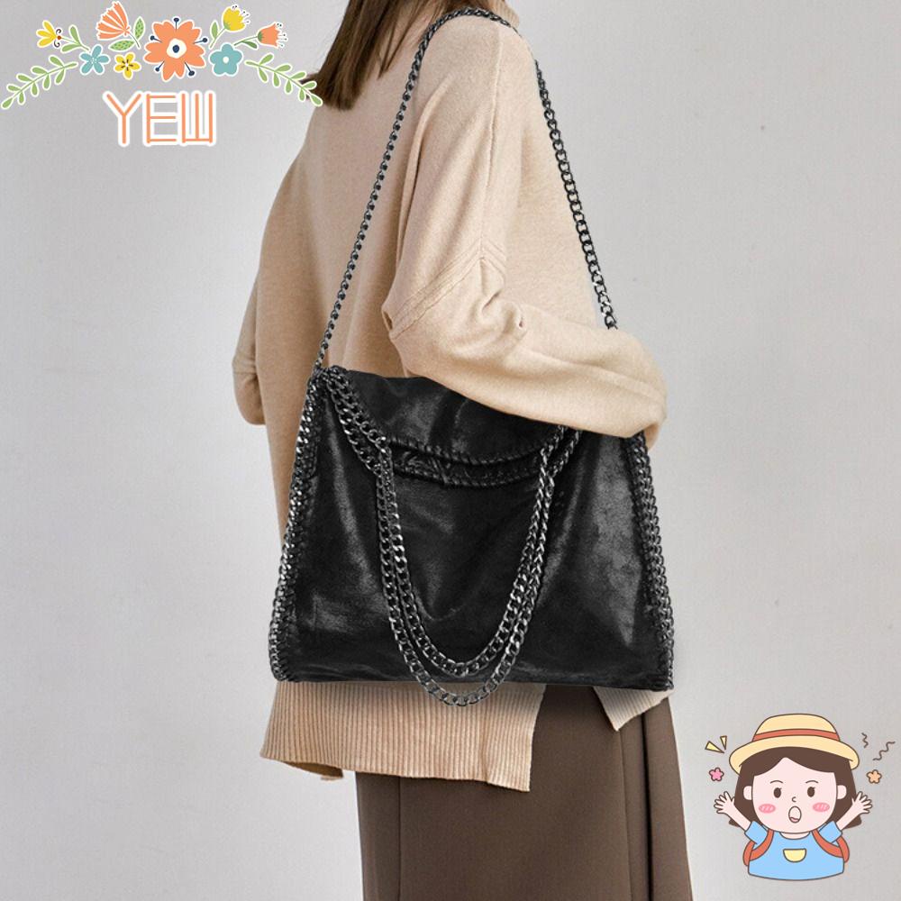 Túi Đen Đeo Dưới Cánh Tay Sức Chứa Lớn Thời Trang Cho Nữ