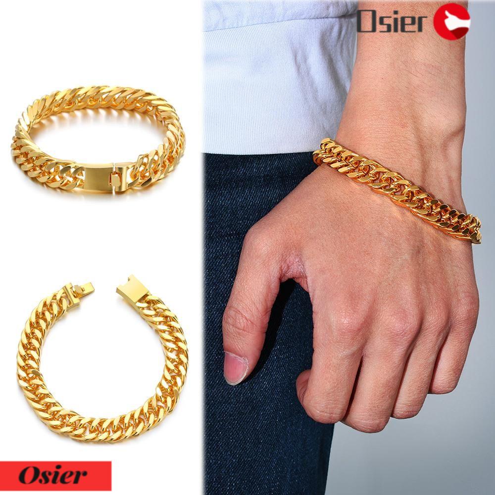 Vòng Tay Thời Trang Rộng 12mm OSIER1 Cuba|Vòng Cổ Màu Sắc Cá Tính Phong Cách Hiphop