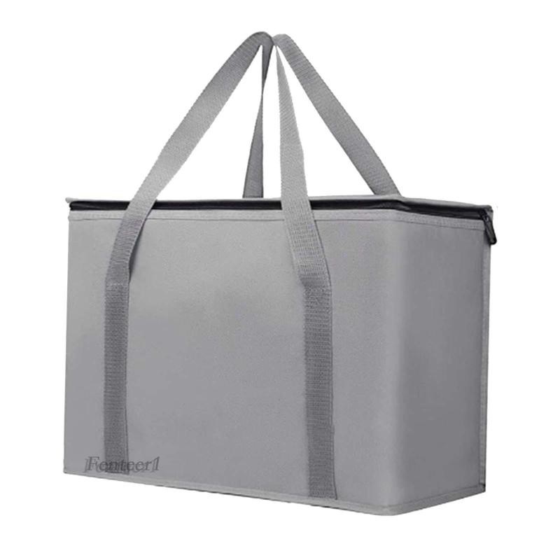 1 [Fenteer1] Túi Mua Sắm Cách Nhiệt Tái Sử Dụng Được Cho Văn Phòng
