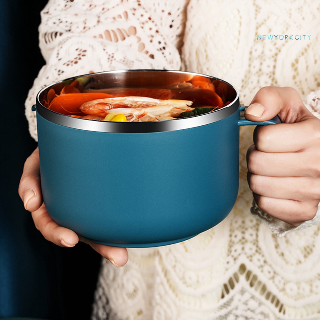 Tô Đựng Mì Bằng Thép Không Gỉ 304 Dung Tích Lớn 900Ml / 1200ml