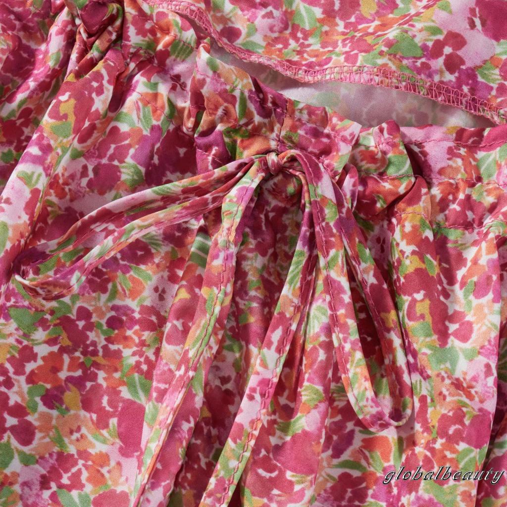 Đầm Dài Không Tay In Hoa 3D Thời Trang Mùa Hè Cho Nữ