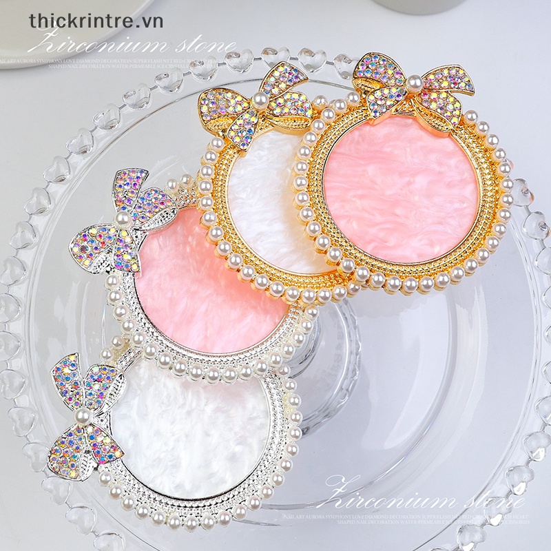 1 Giá Đỡ Trưng Bày Móng Tay Giả Đính Ngọc Trai Và Dây Ruy Băng Dùng Trong Salon