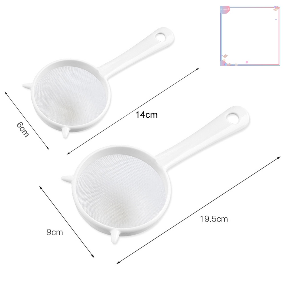 Dụng Cụ Rây Bột Cầm Tay Bằng Nhựa Tiện Dụng Cho Nhà Bếp