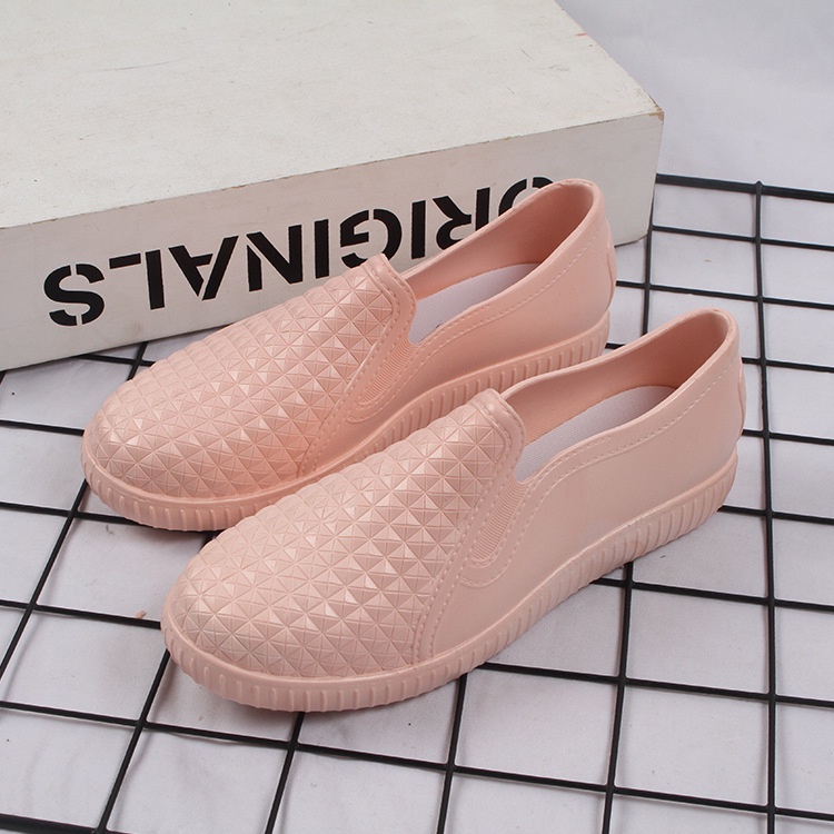 Giày Búp Bê Mũi Vuông Màu Trơn Thời Trang Mới Cho Nữ