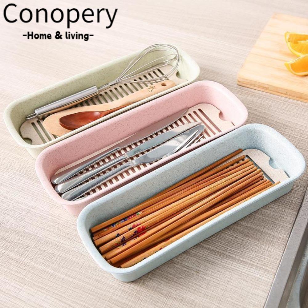 CONOPERY Giá Đỡ Đũa / Muỗng / Nĩa Chất Lượng Cao Sáng Tạo Cho Nhà Bếp
