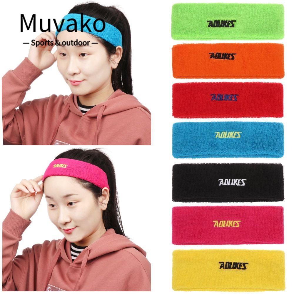 MUVAKO Băng Đô Cotton Thấm Hút Mồ Hôi Chất Lượng Cao