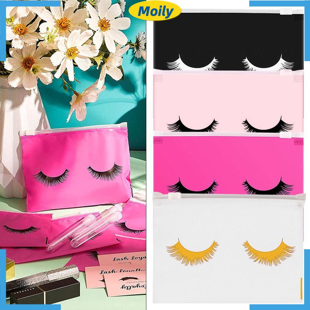 Set 20 Túi Đựng Mỹ Phẩm Chăm Sóc Lông Mi Bằng PE Tiện Dụng