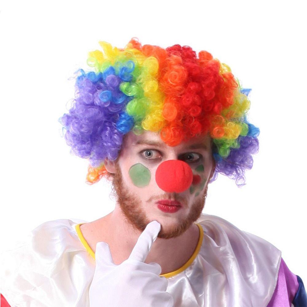 Mũi Chú Hề Giả Xoăn Cá Tính Hóa Trang Halloween