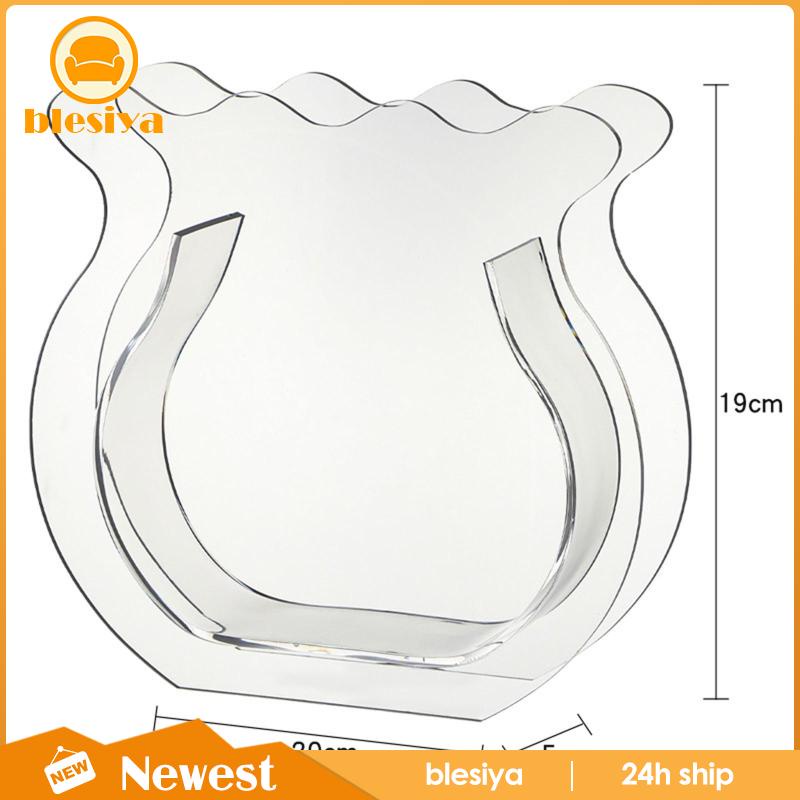 Lọ Hoa Bằng Acrylic Trong Suốt Thiết Kế Tối Giản Dùng Trang Trí