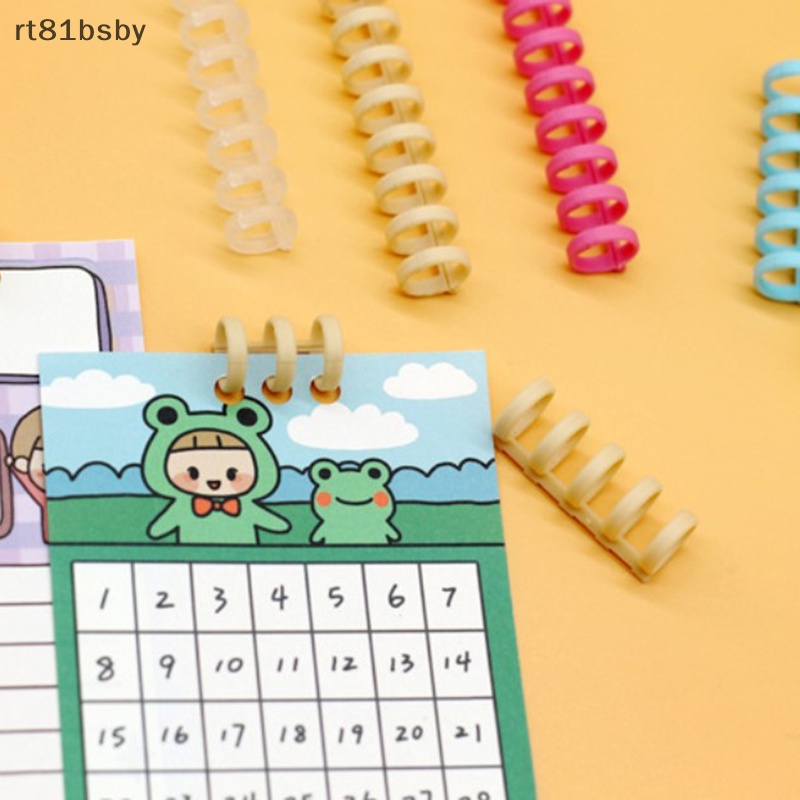 Set 5 Vòng Xoắn Lò Xo 30 Lỗ Bằng Nhựa Chuyên Dụng Cho Làm Văn Phòng