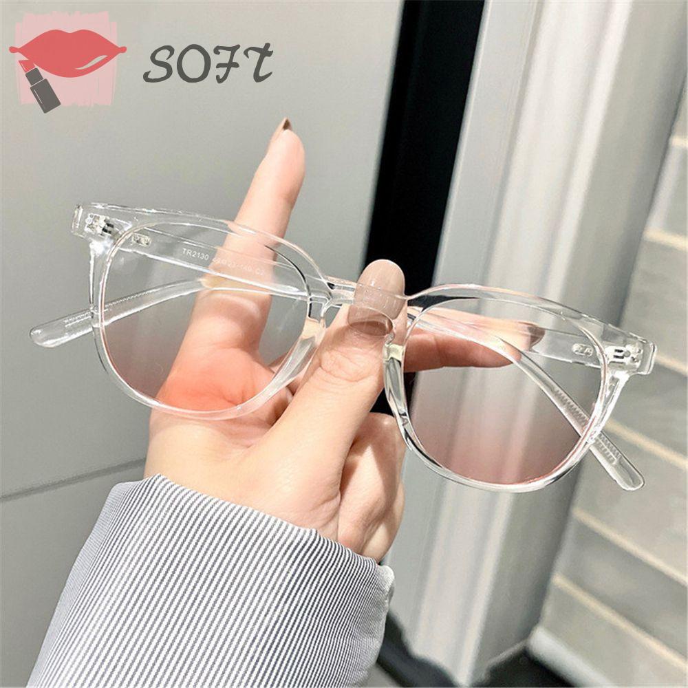 Mắt Kính SOFTNESS Phong Cách Retro Hàn Quốc