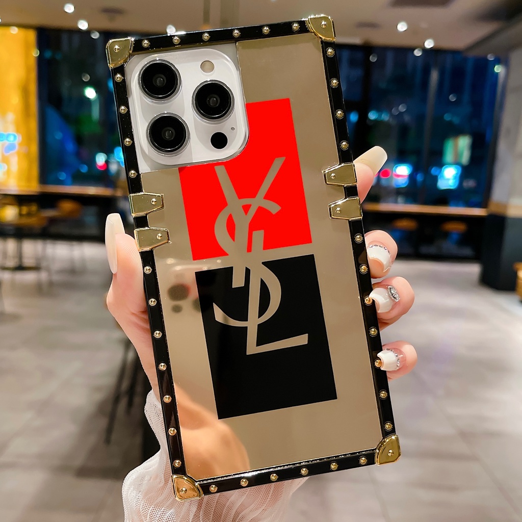 Ốp Điện Thoại Vuông Hình Nhãn Hiệu Thời Trang Cho Samsung Galaxy Note 20 Ultra Note 10 Plus Note 9 S20 + S10 Plus