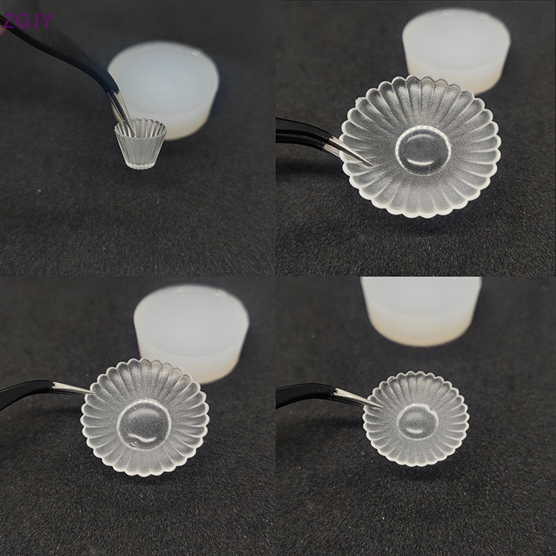 Mô Hình Chén Dĩa Bằng Silicon Độc Đáo Trang Trí Nhà Búp Bê Mới