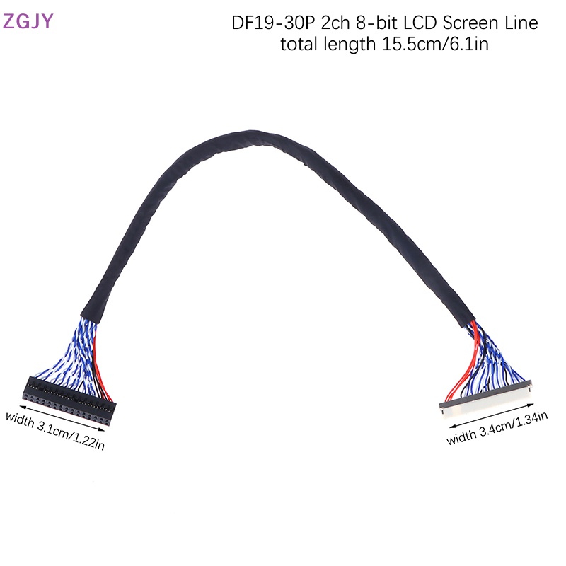 Cáp Kết Nối Màn Hình LCD ZGJY Cho DF19-30P 2ch 8-bit Mới