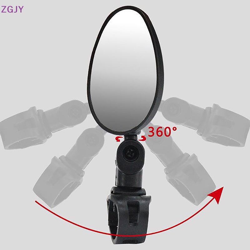 Gương Chiếu Hậu Góc Rộng Xoay 360 Độ Gắn Tay Lái Xe Đạp / Mô Tô Mới