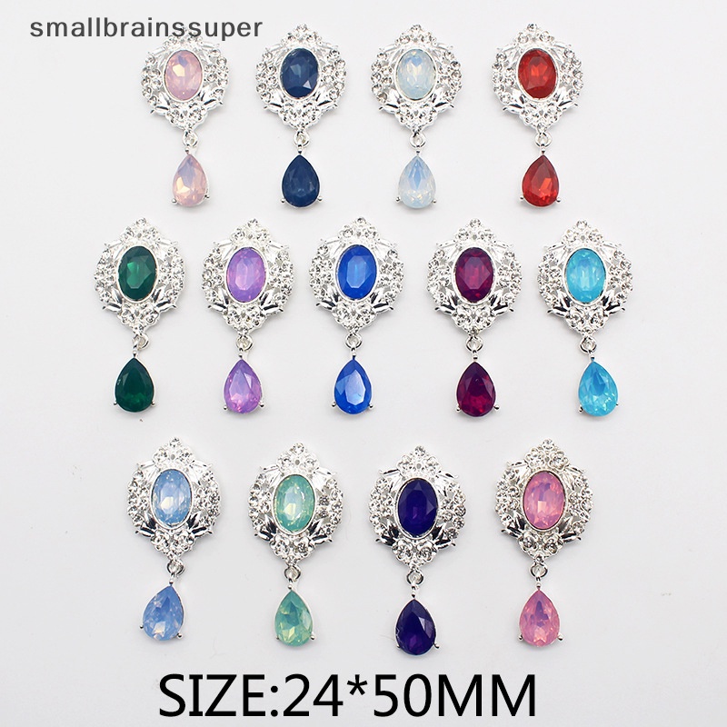 Trâm Cài Áo Hợp Kim 24 * 50mm Đính Đá Trang Trí Hộp Quà