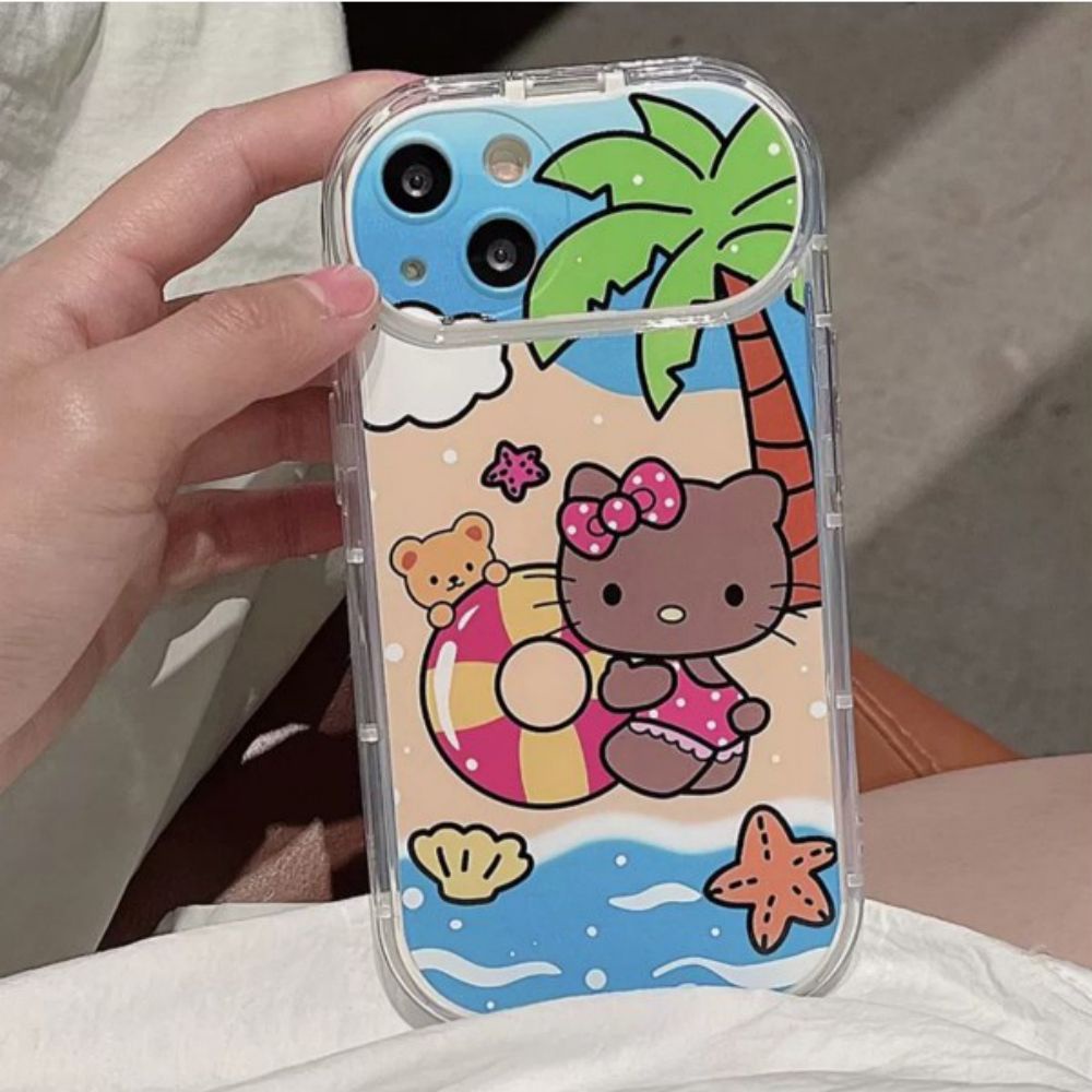 Ốp Điện Thoại TPU Mềm Chống Rơi Họa Tiết Hello Kitty Dễ Thương Cho IPhone 11 12 13 14 Pro Max