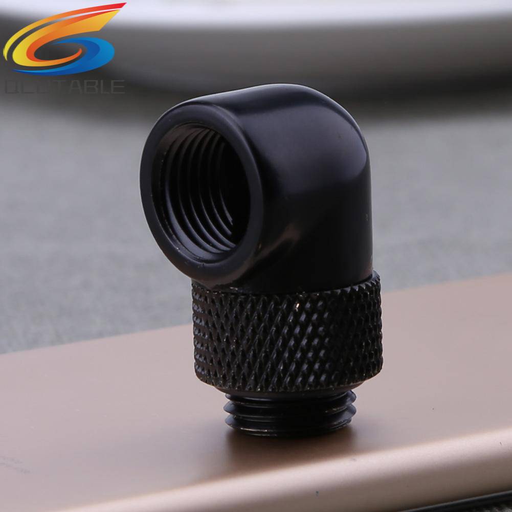 Đầu Nối Ống Nước Làm Mát G1 / 4 Xoay 90 Độ