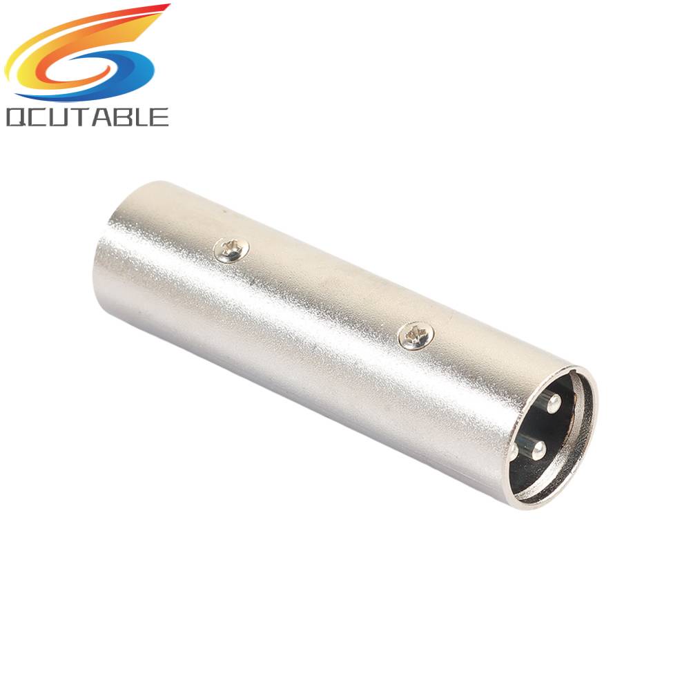 2 Đầu Nối Chuyển Đổi 3 Pin XLR Đực Sang XLR Cái