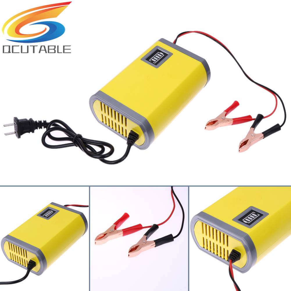 Bộ Sạc Pin Axit Chì 12V 6A Phích Cắm US Cho Xe Máy