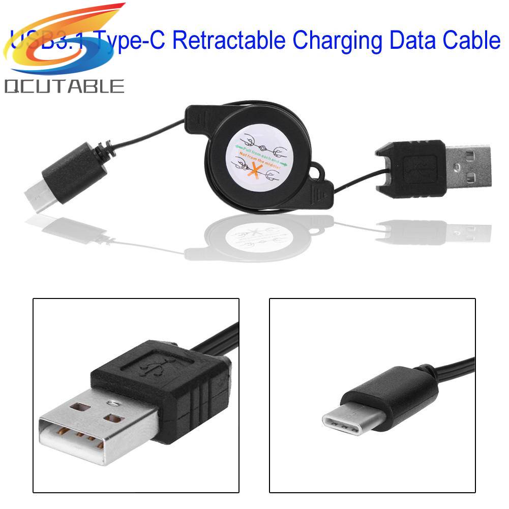 Bộ 5 Dây Cáp Sạc / Truyền Dữ Liệu USB Type-C USB3.1 Rút Gọn Được Tiện Dụng