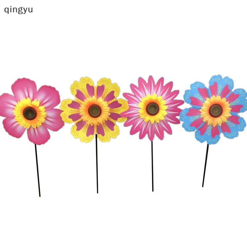 Qingyu Cối Xay Gió Một Lớp Thiết Kế Hoa Hướng Dương Nhiều Màu Sắc Đẹp Mắt