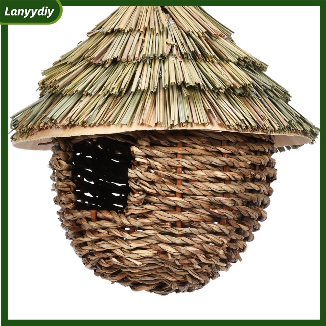 Tổ Chim Bằng Cỏ Nhân Tạo Dùng Trang Trí Sân Vườn