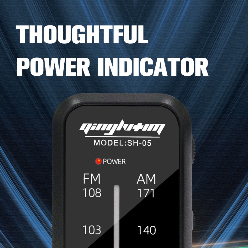 Đài Radio Mini AM FM Bỏ Túi Sử Dụng Pin AAA